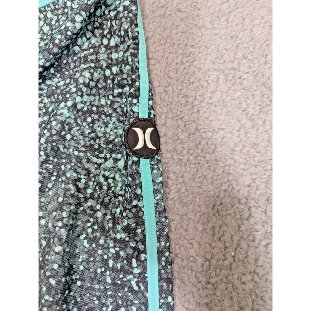 Hurley Phantom Board Shorts Mens 32 Blue Teal Surf Swim Stretch Quick Dry